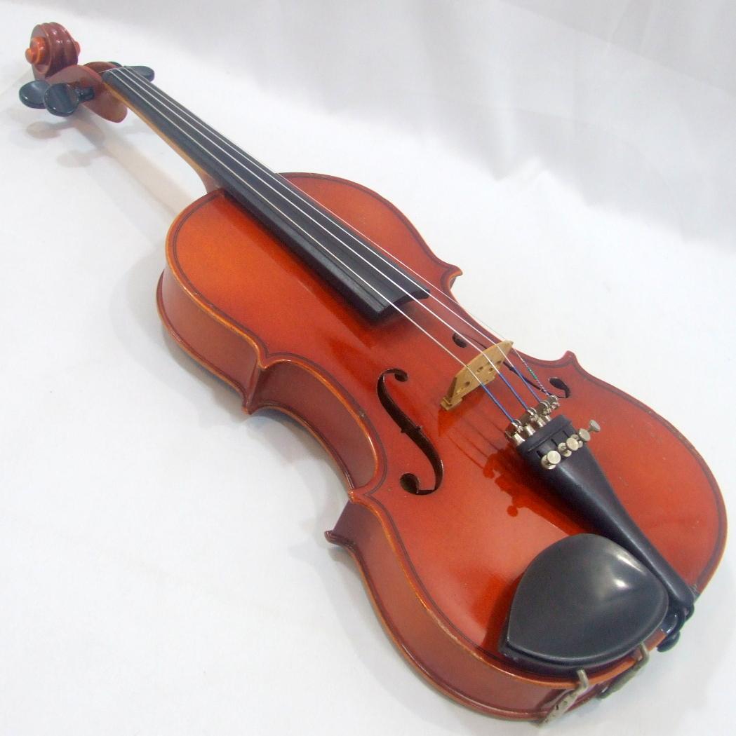 鈴木バイオリン 1/2 No220 未使用弓 ケース 弦新品 メンテ済