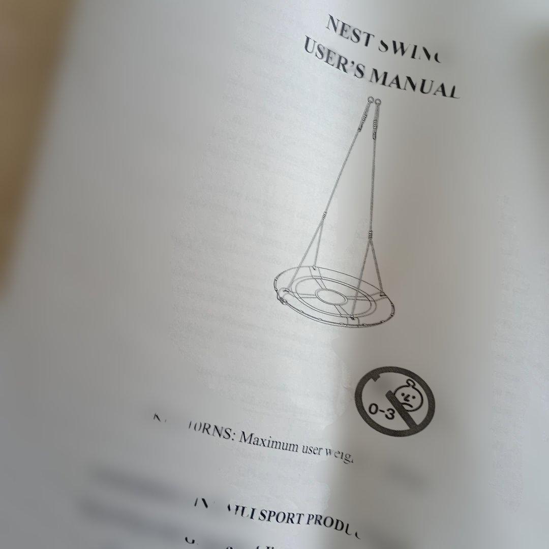 新品★ RedSwing ソーサーツリー円形ブランコ43インチ 屋内屋外兼用