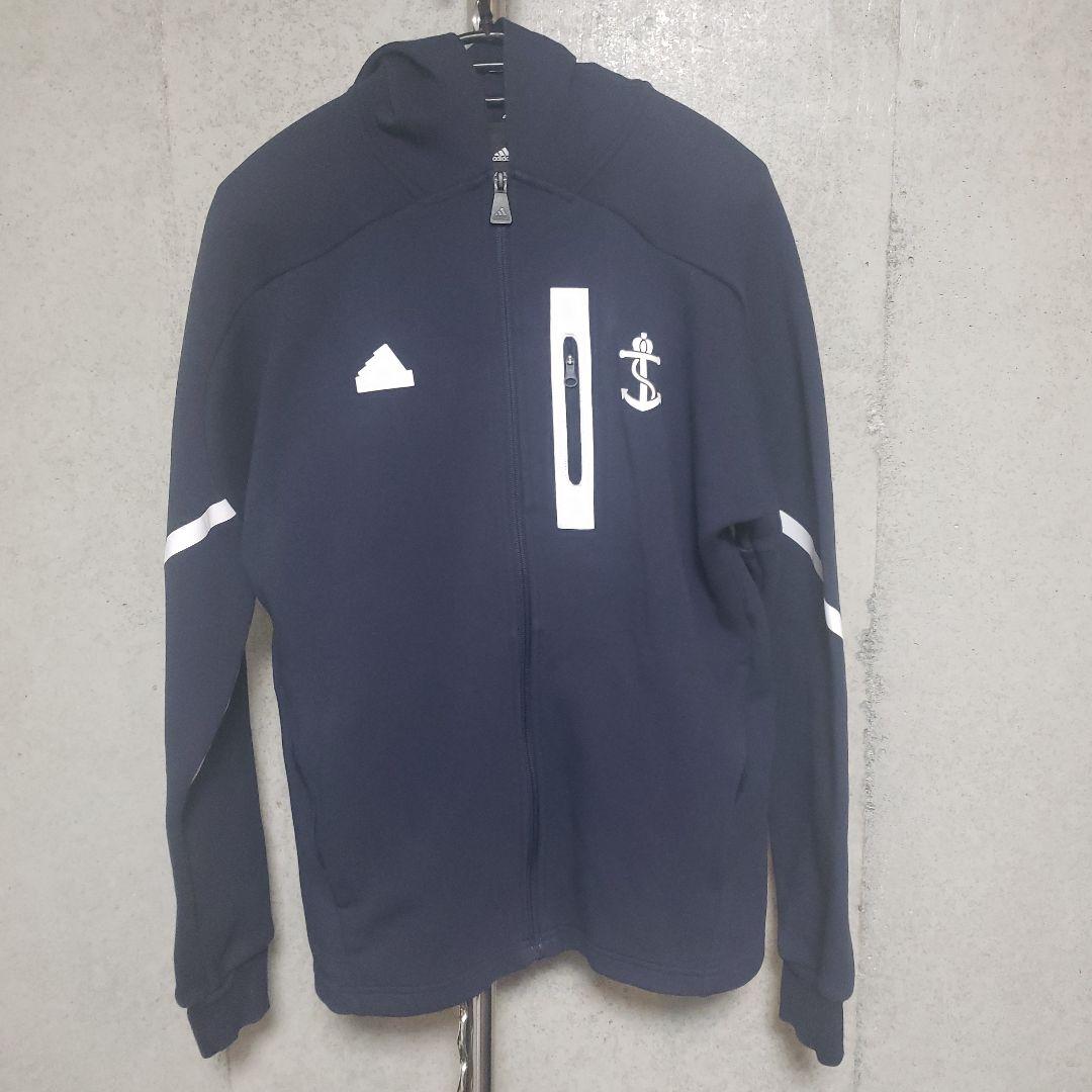 横浜Fマリノス スウェット フーディー パンツ 上下セット アディダス XL