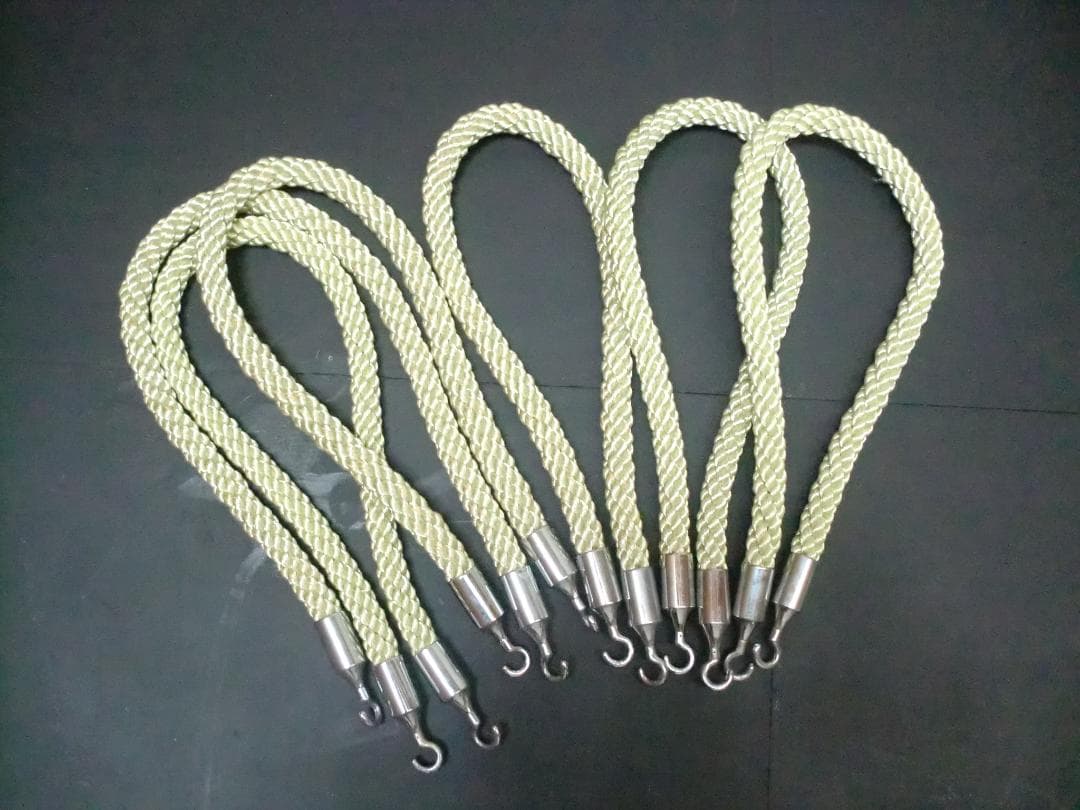 ポールパーテーション　７本　ロープ６本付　UNION製