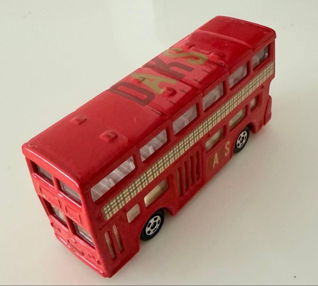 【幻のトミカ 非売品】DAKSコラボ 二階建てバス 貴重 ナイガイ社＆ダックス