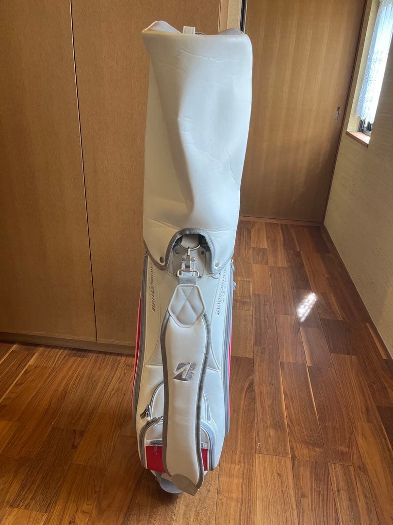 ブリヂストン キャディバッグ ホワイト/ピンク