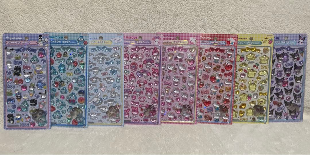 サンリオ ボンボンドロップシール 第2弾 コンプリートセット