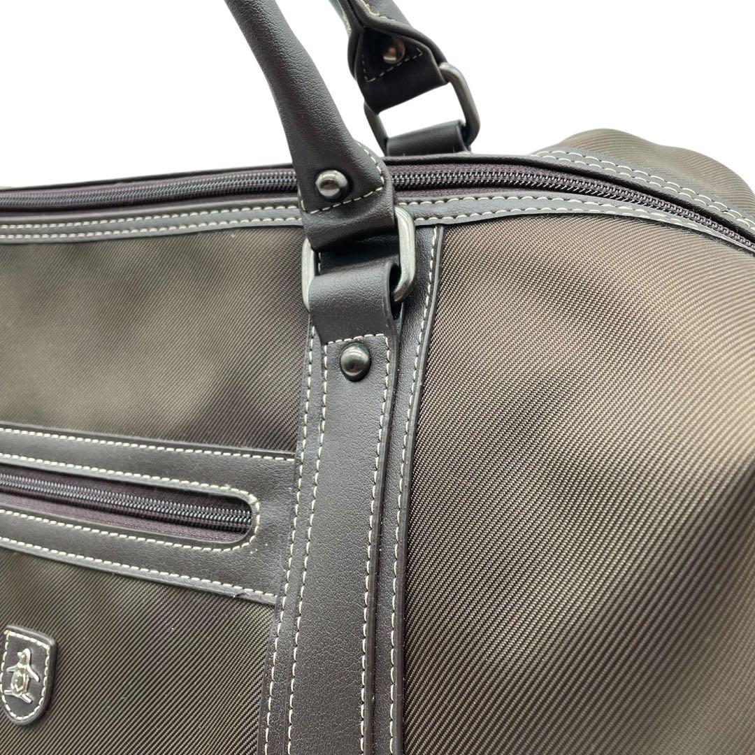 未使用級✨マンシングウェア ゴルフバッグ ナイロン 2way 茶