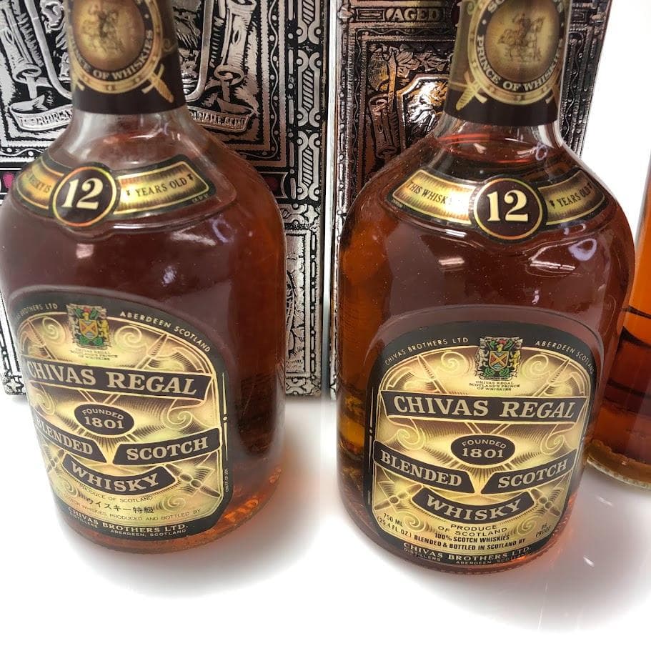 3*1様 古酒 シーバス リーガル 12年 カミュ エレガント オタール VSO