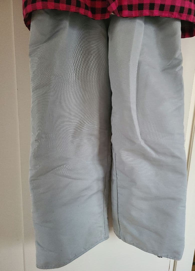 IGNIO 子ども用スキーウェア ピンク/黒チェック上下セット120cm2セット