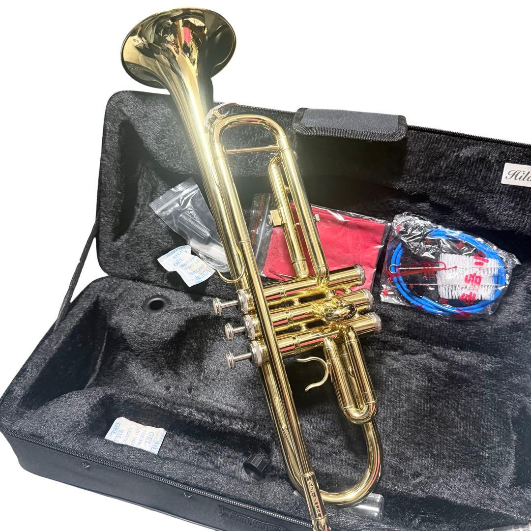 Hilax】トランペット HTB-103 お手入れセット ゴールド 初心者