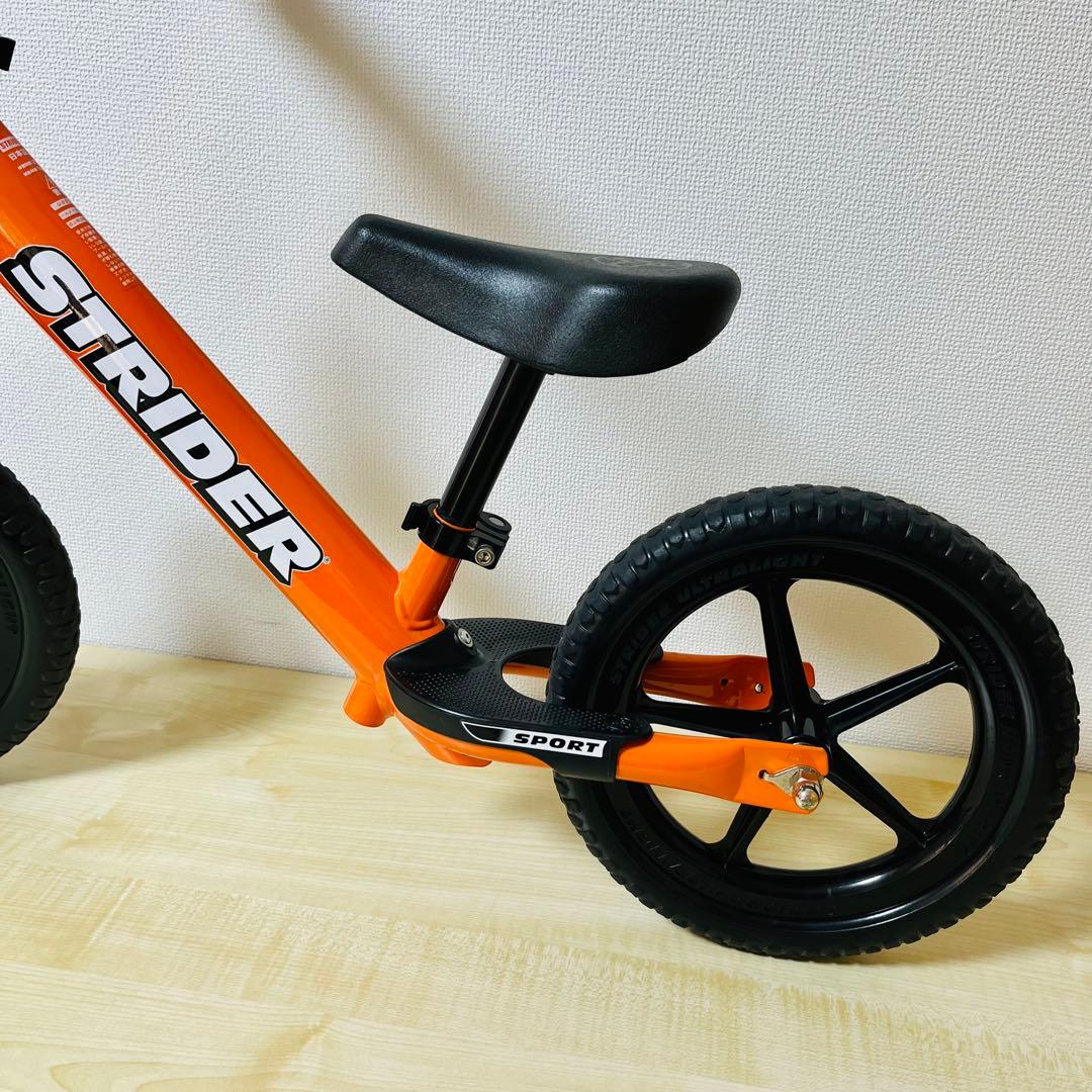 美品　ストライダースポーツ オレンジ　1歳半〜5歳　27kgまで　日本正規品