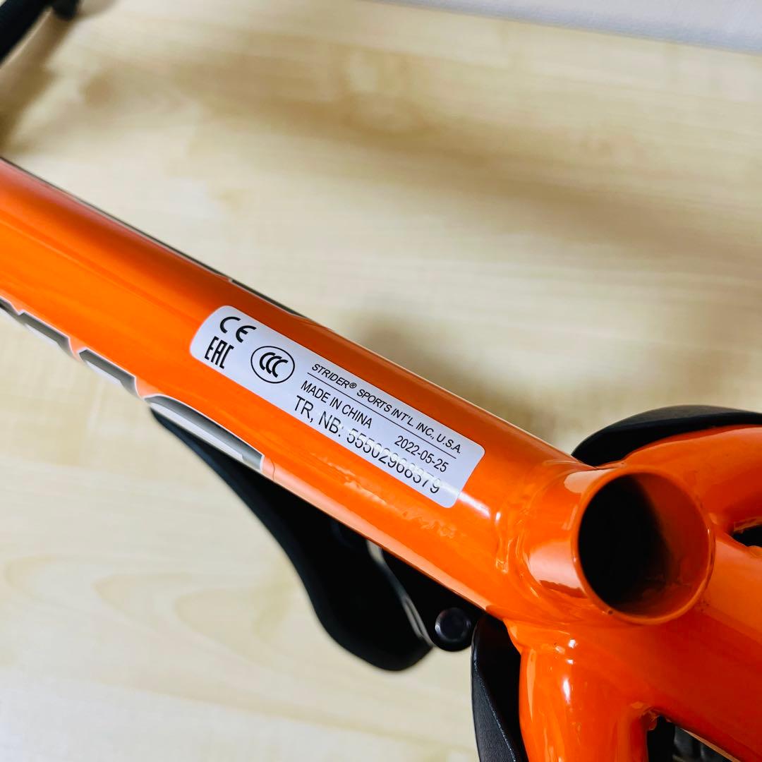 美品　ストライダースポーツ オレンジ　1歳半〜5歳　27kgまで　日本正規品