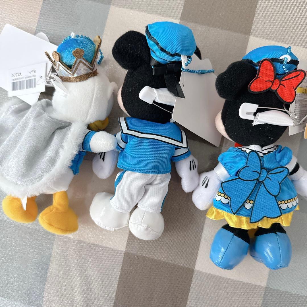 ディズニーパルパルーザ ドナルドのクワッキーダックシティ ぬいぐるみバッジセット