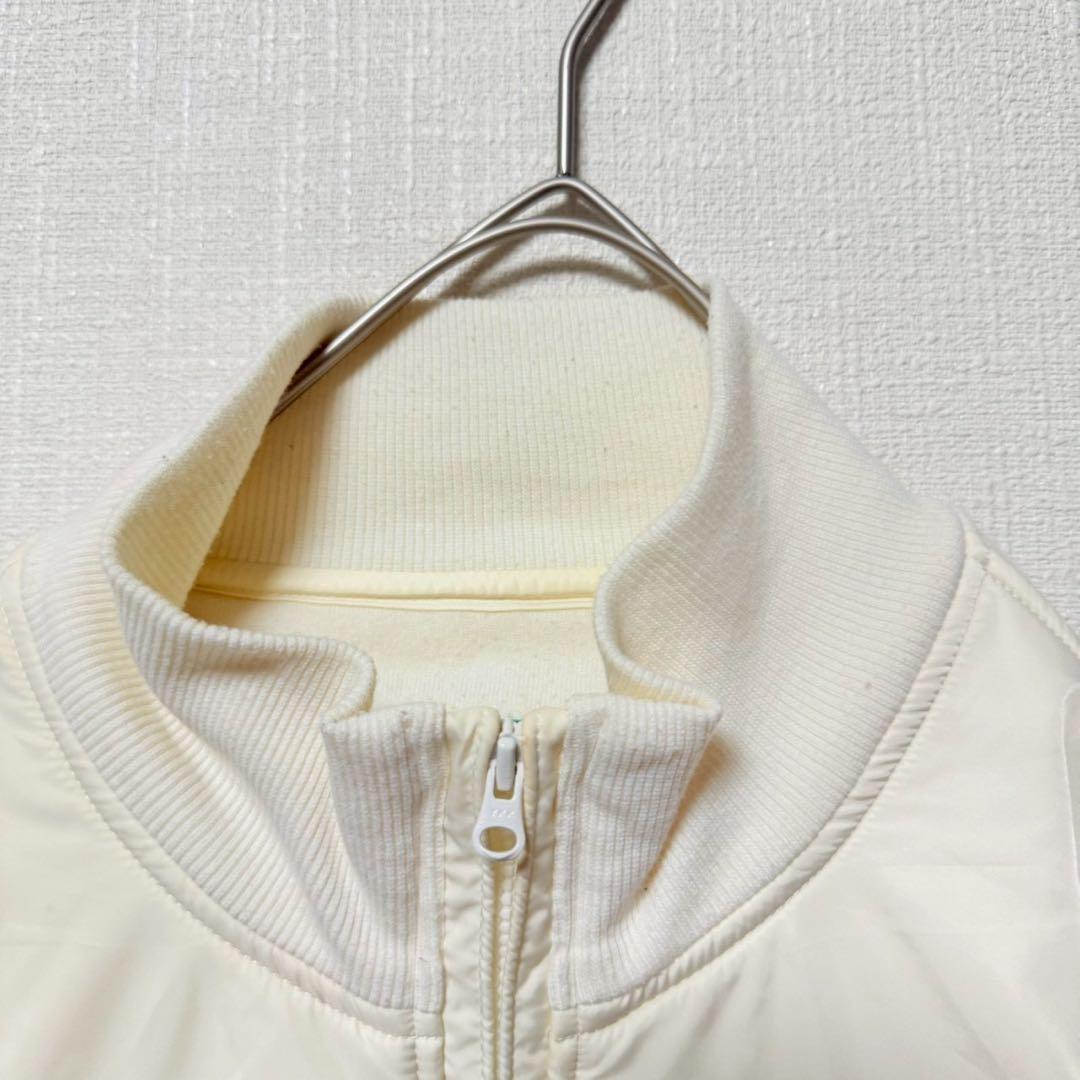 23区 ゴルフ　パーカー　ジッパー　ロゴ　オンワード樫山　ホワイト【Ⅲ】