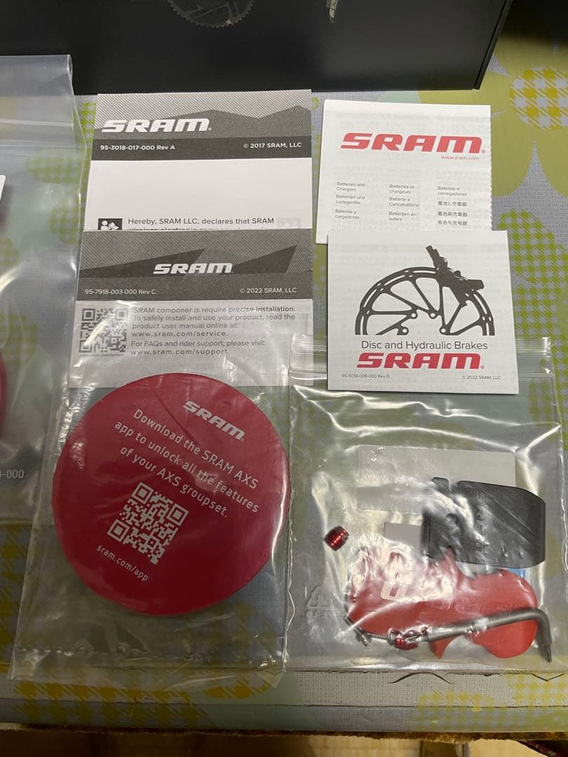SRAM RED eTap AXS HRD 2× 12S グループセット