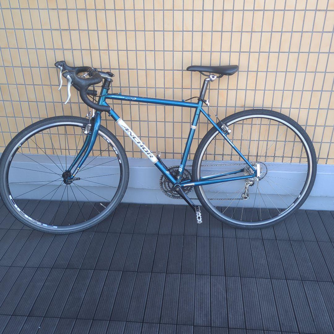 ANCHOR シクロクロスバイク 青緑