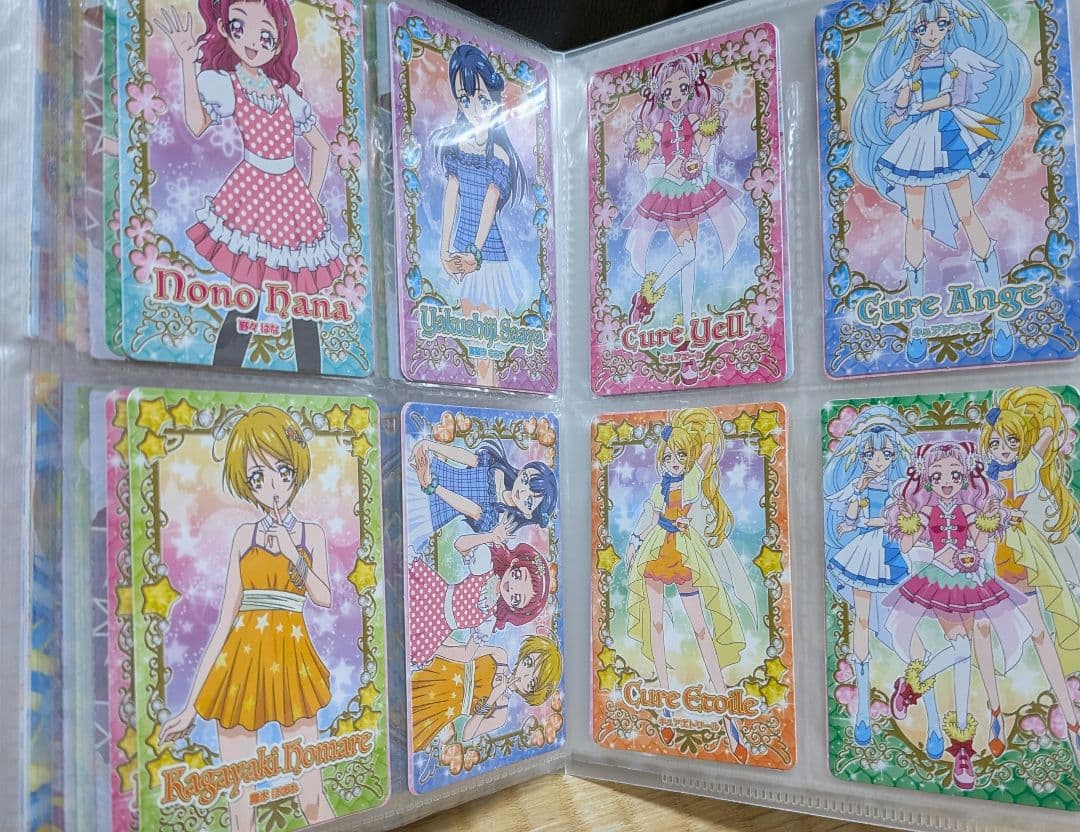 HUGっと！プリキュア　キラキラカード　クリアカード　エンスカイ　バンダイ