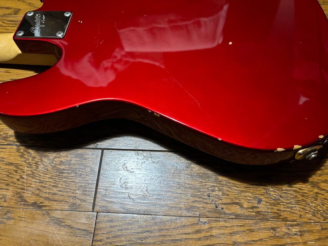 レア色 Squier テレキャス キャンディアップルレッド グレードUP