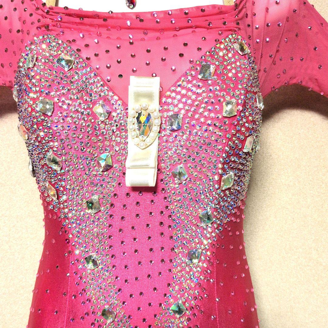 社交ダンス　衣装　ワンピース　モダンドレス 　スタンダードドレス