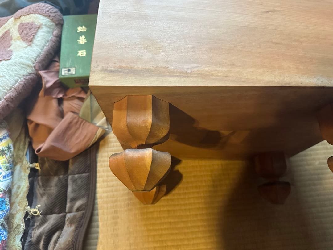 囲碁盤　蛤碁石セット