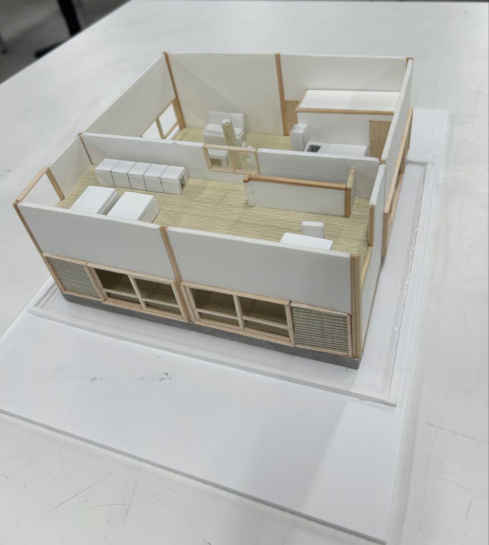 篠原一男 白の家 模型 1/50