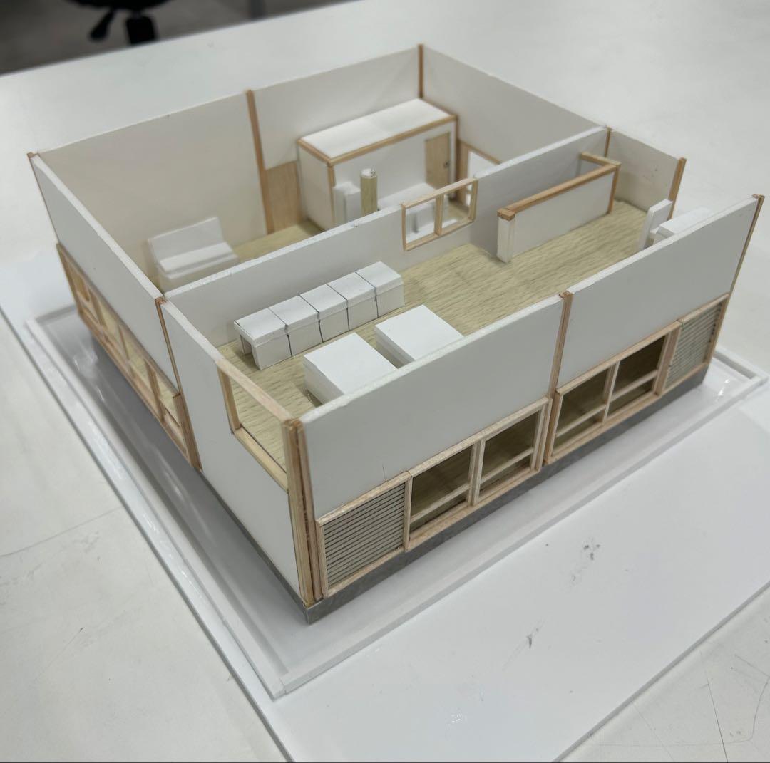 篠原一男 白の家 模型 1/50