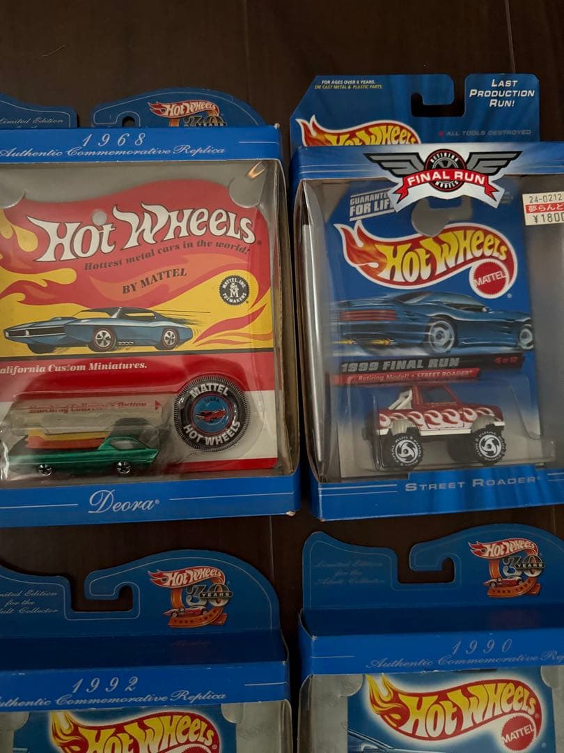 未開封　ホットウィール　30周年、ファイナルラン　8台セット　トレジャーハント