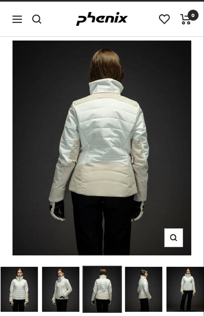 <最終セール> phenicsダイアンス スノーウェア ホワイト スキーウェア