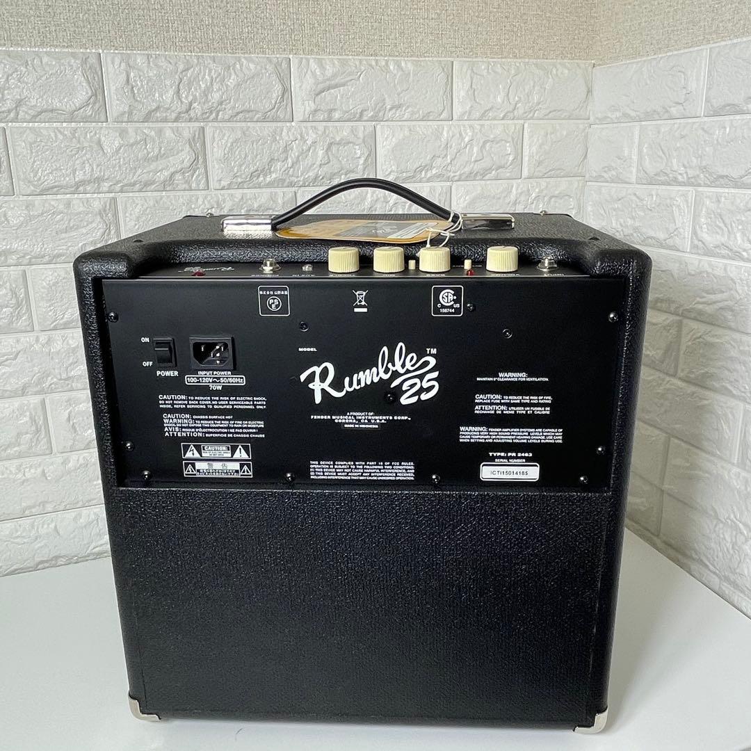 【1ヶ月保証付き】Fender Rumble 25 ベース用アンプ