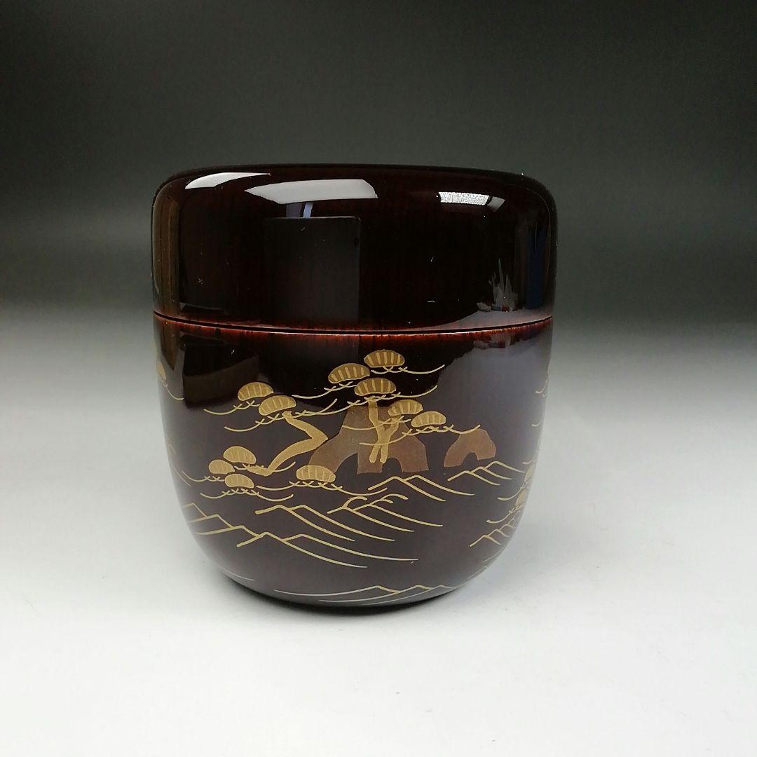 Ｔ８００　棗　『鵬雲斎好写　三景』『蓑輪一幸』　共箱　茶道具
