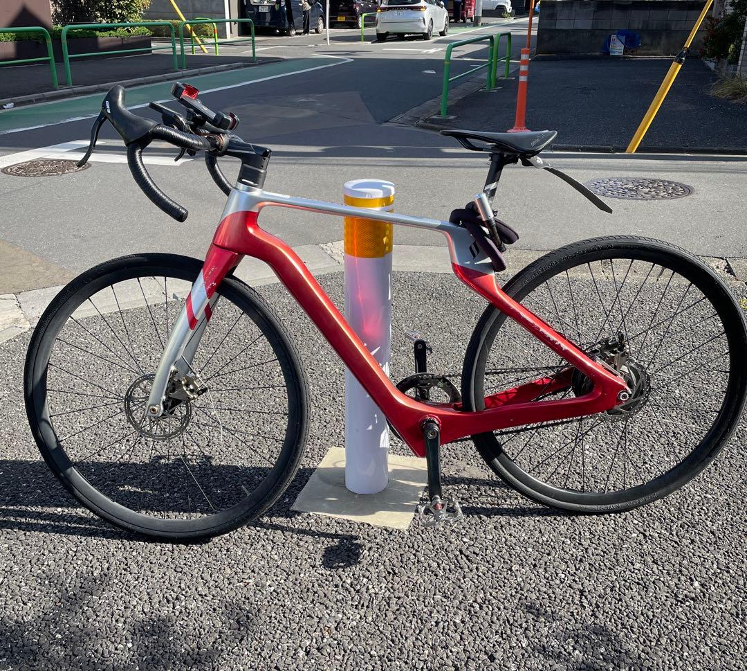 【送料込み】カーボン 電動アシスト自転車