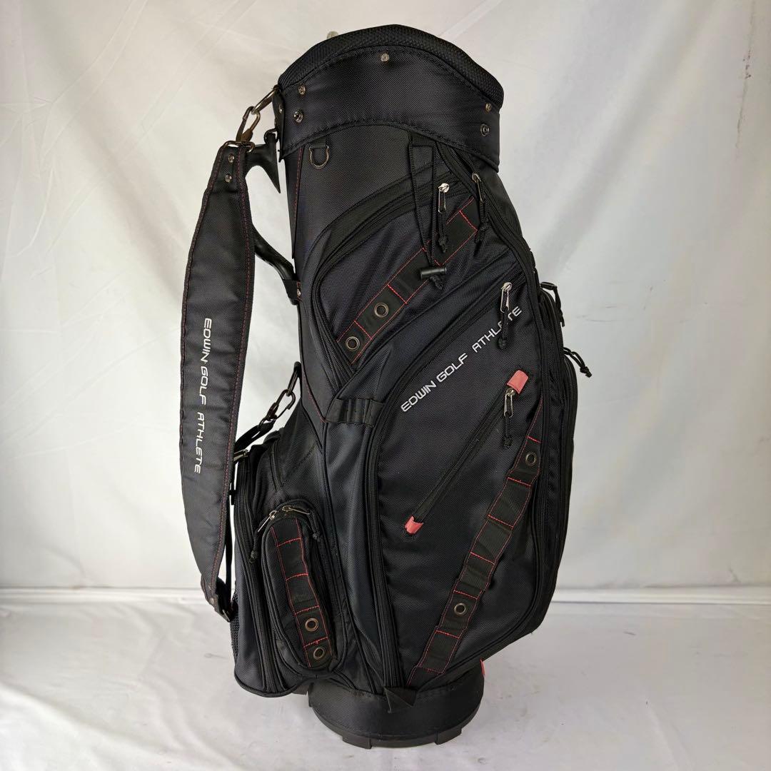 【希少品】エドウィン ゴルフアスリート キャディバッグ EDWIN 7分割