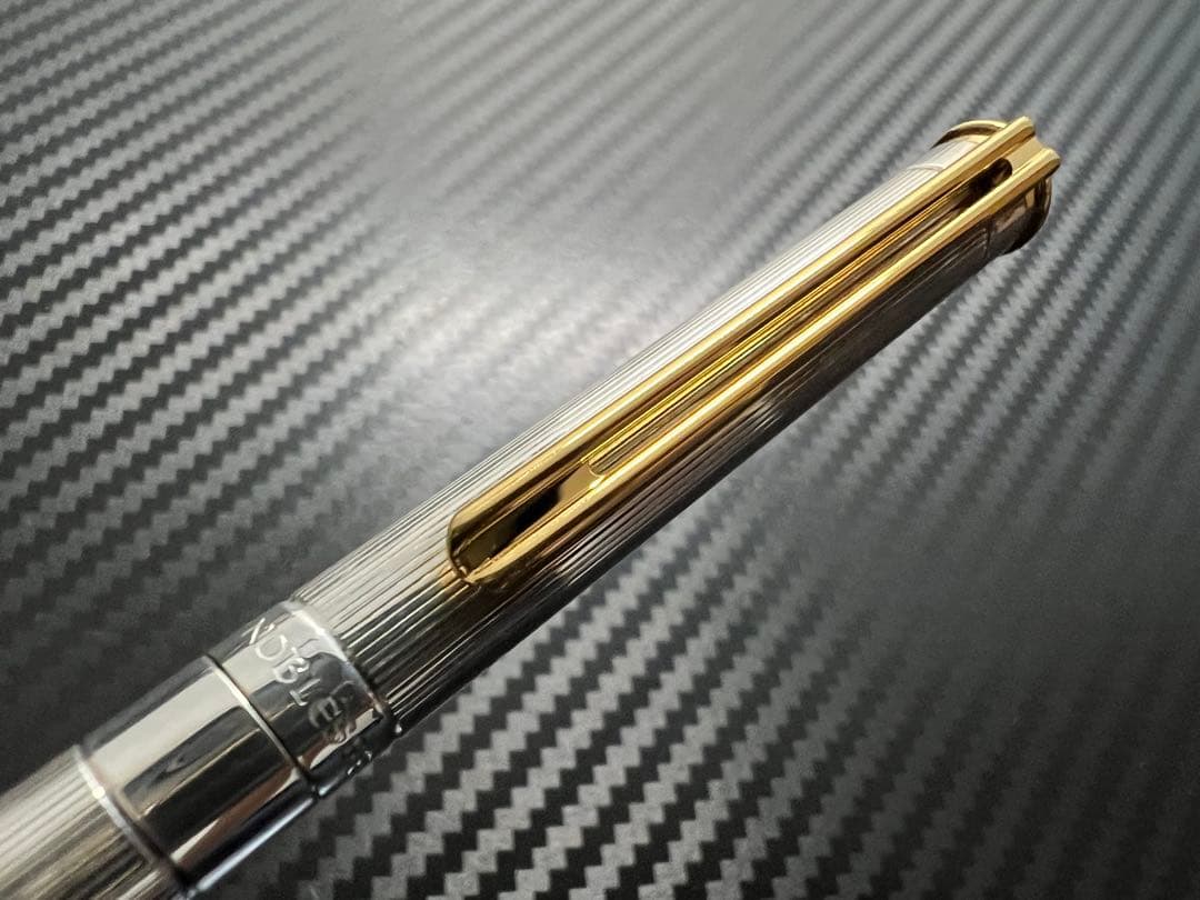 未使用に近い モンブラン ペンシル 0.5mm ノブレス スターリングシルバー