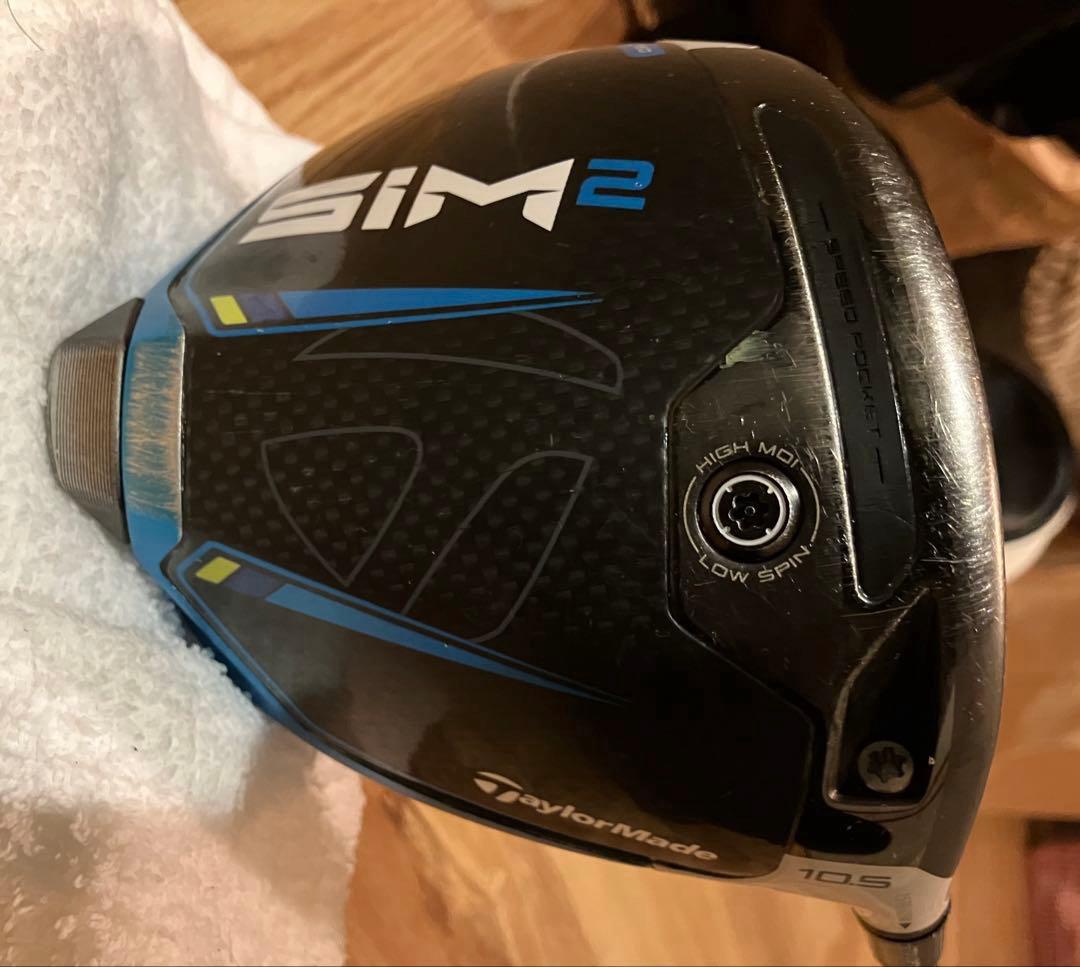 【再値引き/中古品】TaylorMade SIM2 ドライバー 10.5度