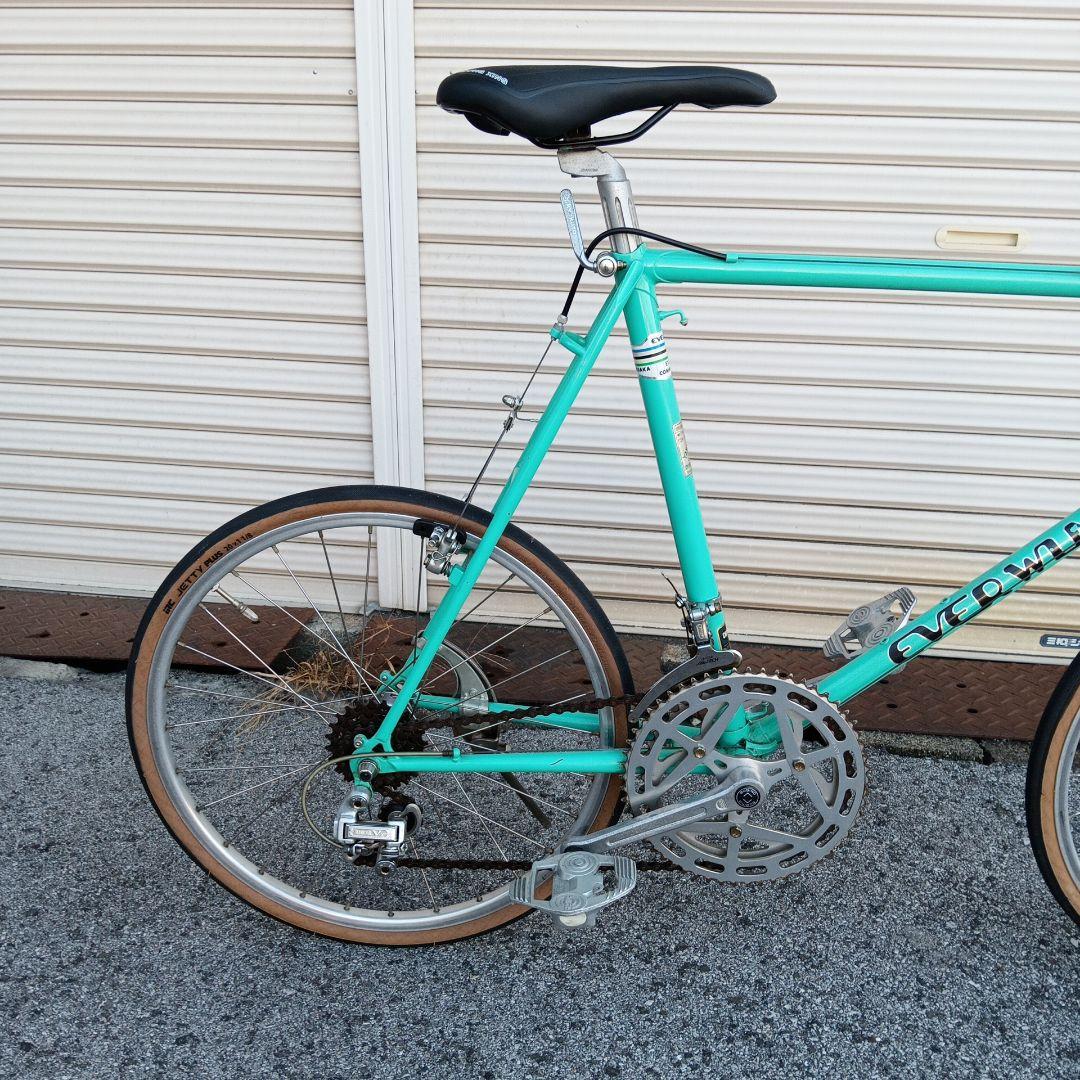 ターコイズ スチールフレーム 小径自転車