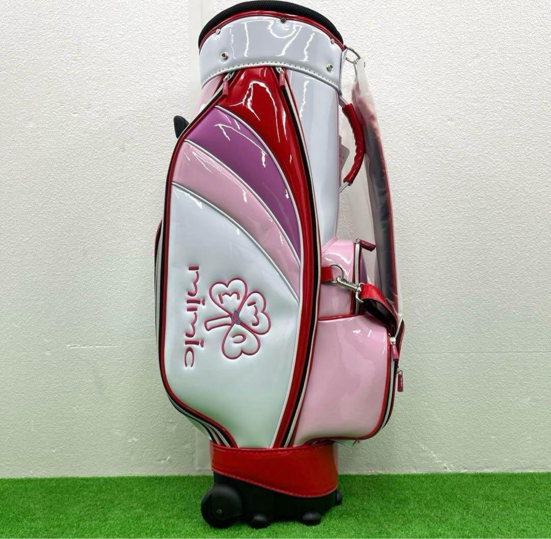 mimic ミミック　キャスター付キャディーバック　レディース　ゴルフバック