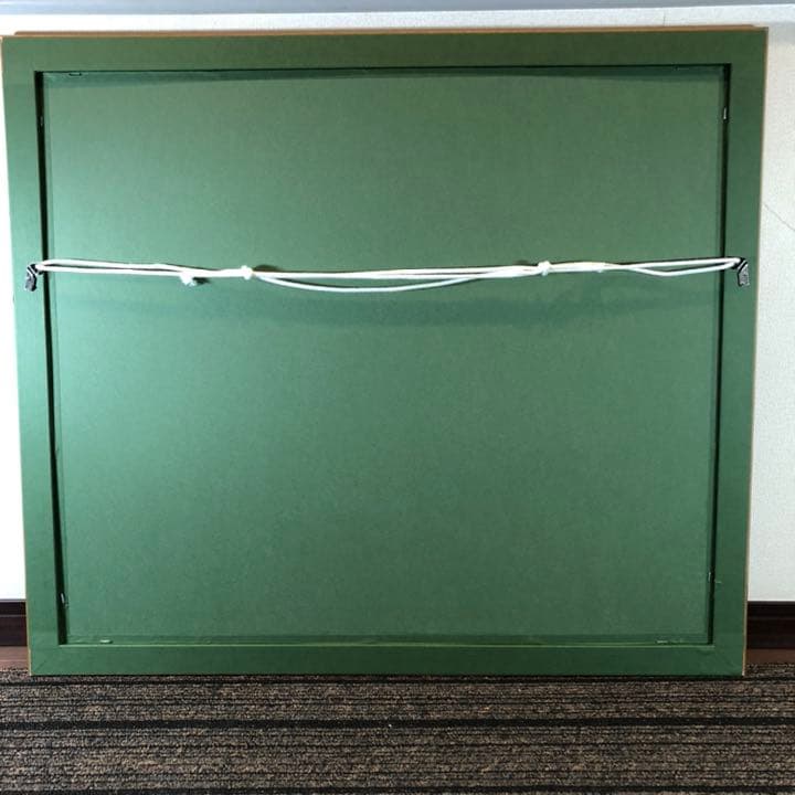 ジャン・ジャンセン「アトリエにいる画家」 リトグラフ　額縁付絵画