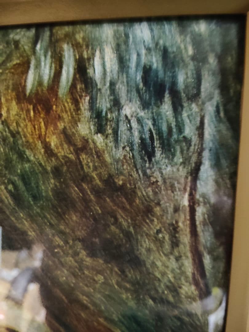 【希少】ルノワール 若い浴女 立体複製画 豪華額装 55cm アンティーク 美術