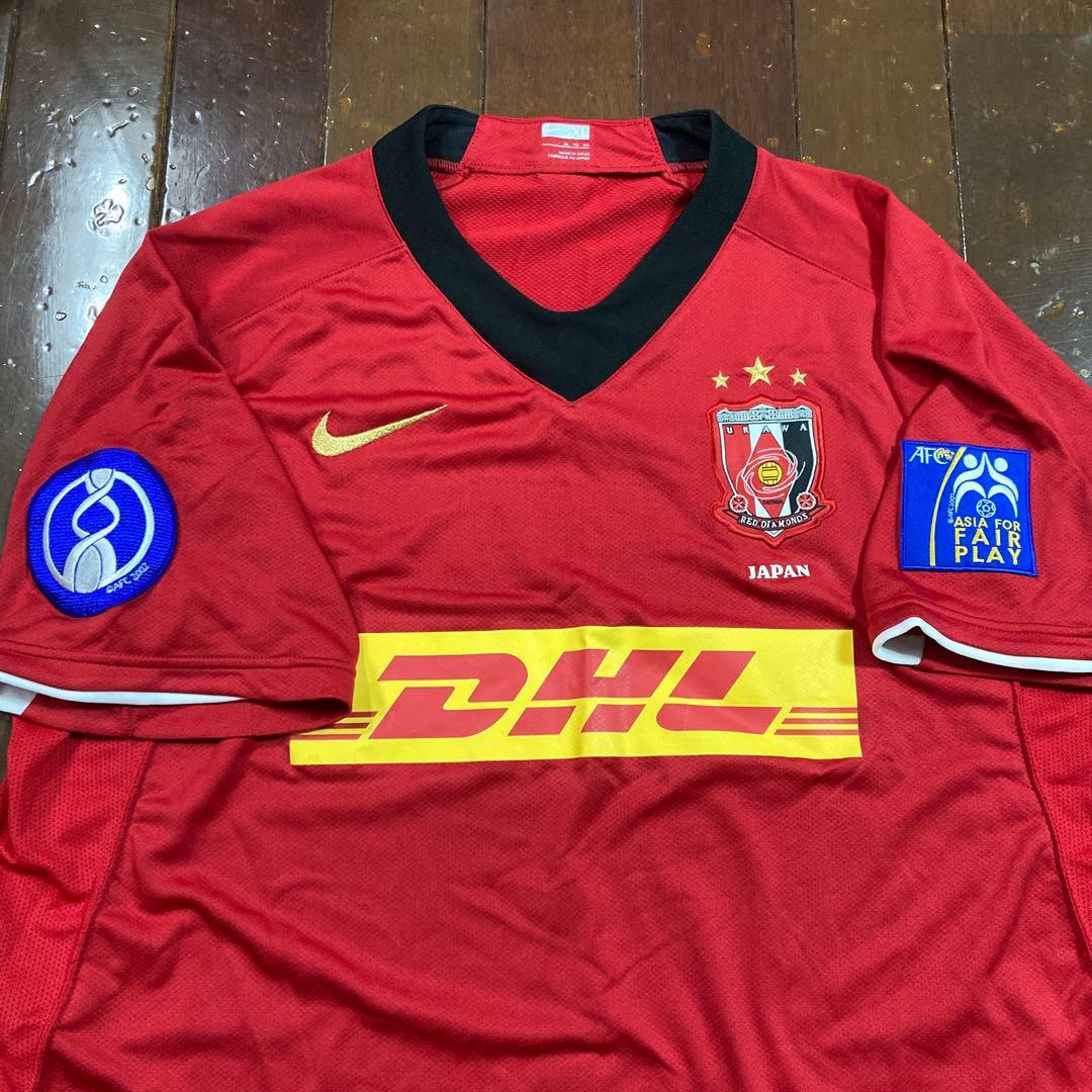 美品　NIKE 2008 浦和レッズ DHL ACLユニフォーム