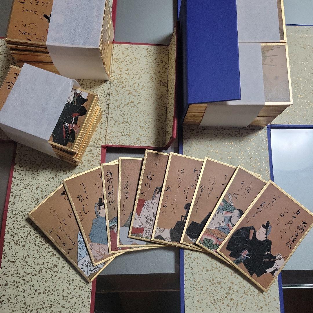 法橋光琳 百人一首　小倉　桐箱