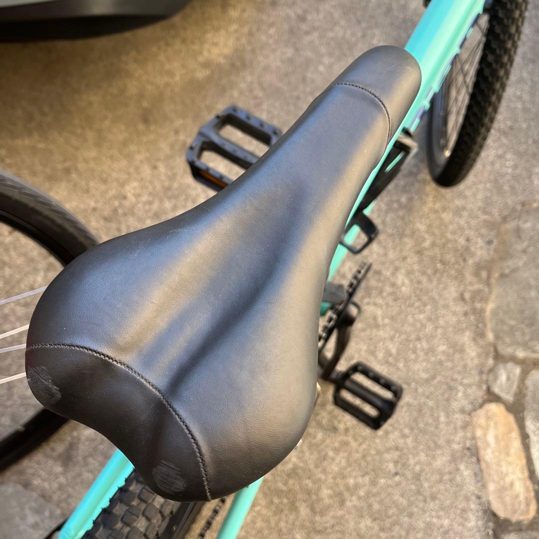 Bianchi Pista チェレステ7段変速 子供用クロスバイク　オマケ付