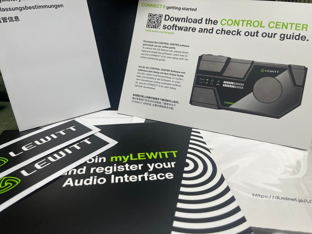 LEWITT CONNECT 6 オーディオインターフェース