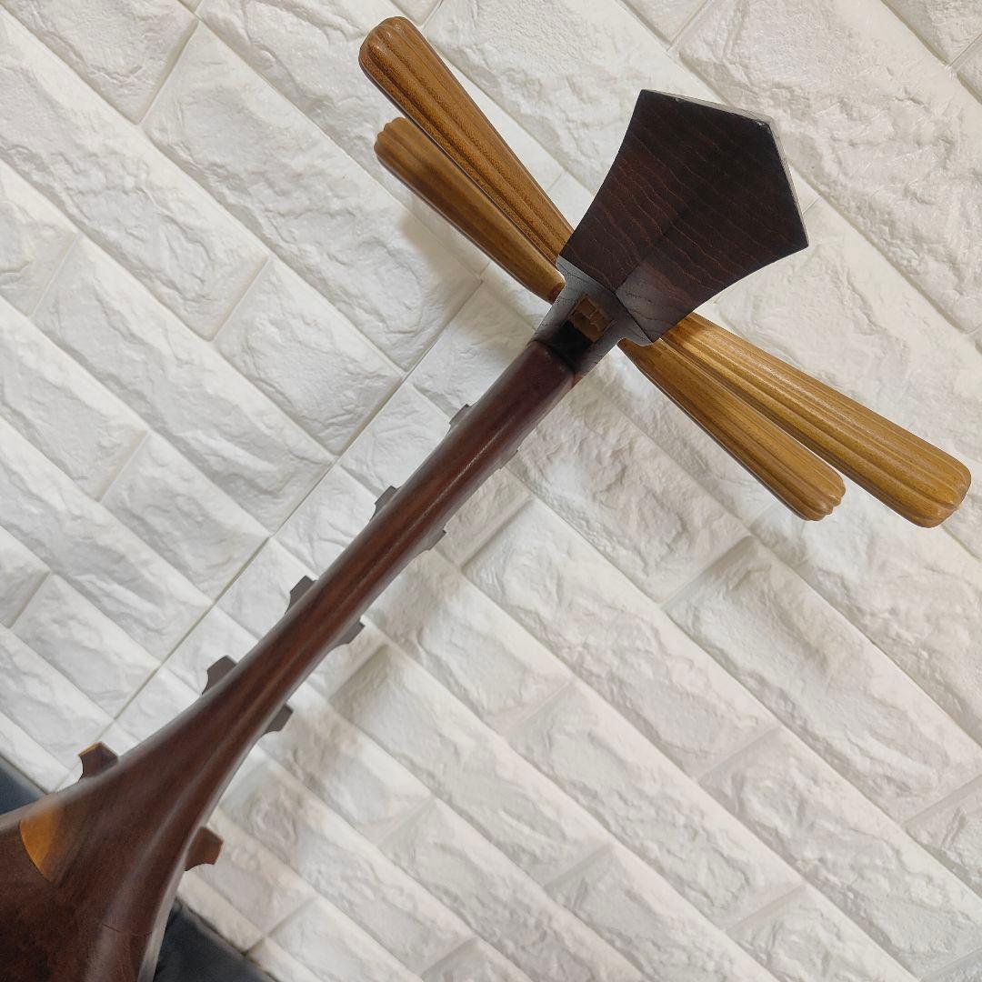 ​現状品 和楽器 琵琶 四絃五柱 撥弦楽器 伝統工芸品 弦楽器