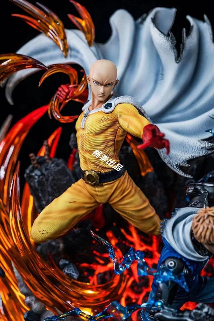 新品未開封『ワンパンマン』サイタマ＆ジェノス  ガレージキット スタチュー