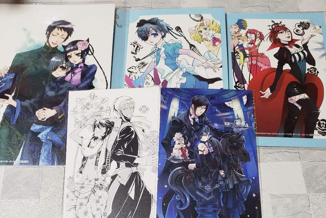 黒執事 紙類 クリアカード ポストカード マウスパッド 大量 まとめ売り