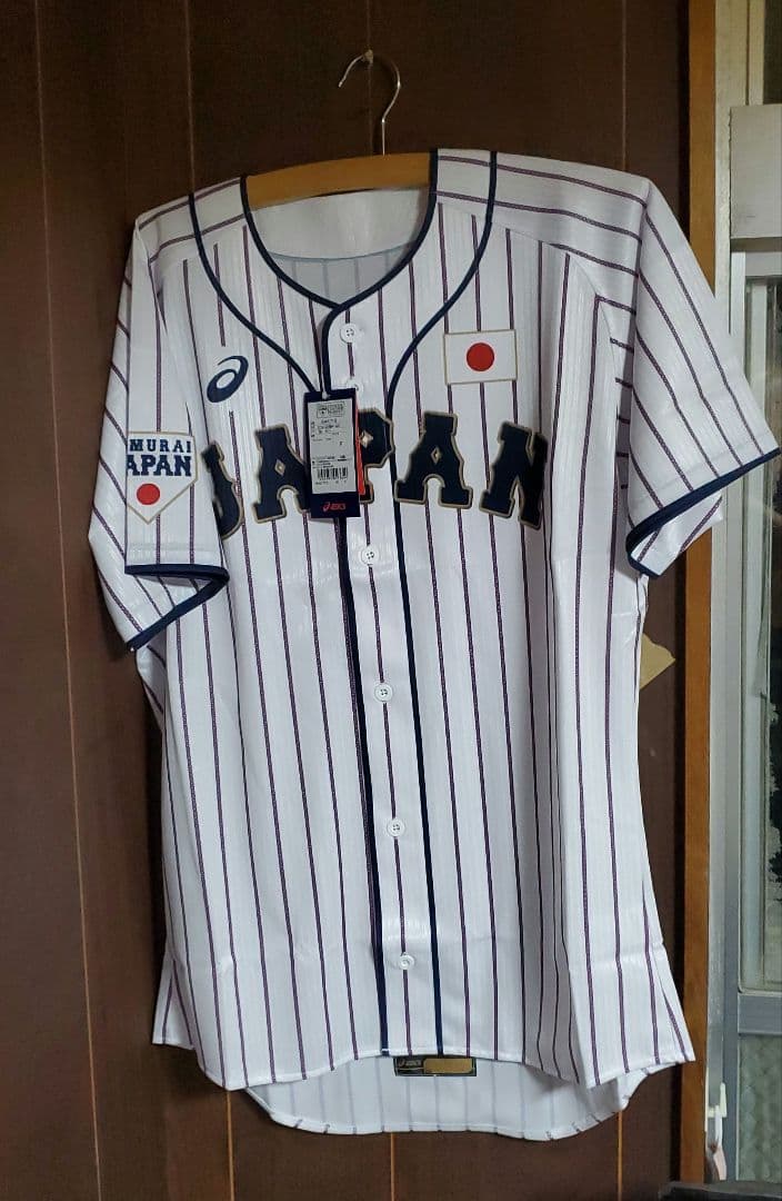 侍JAPAN　asics　オーセンティック　ユニフォーム