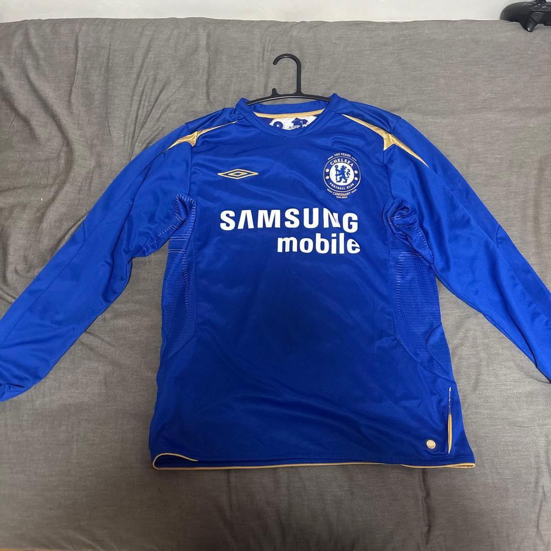 美品　チェルシー　ユニフォーム　100周年記念　ホーム アンブロ　長袖