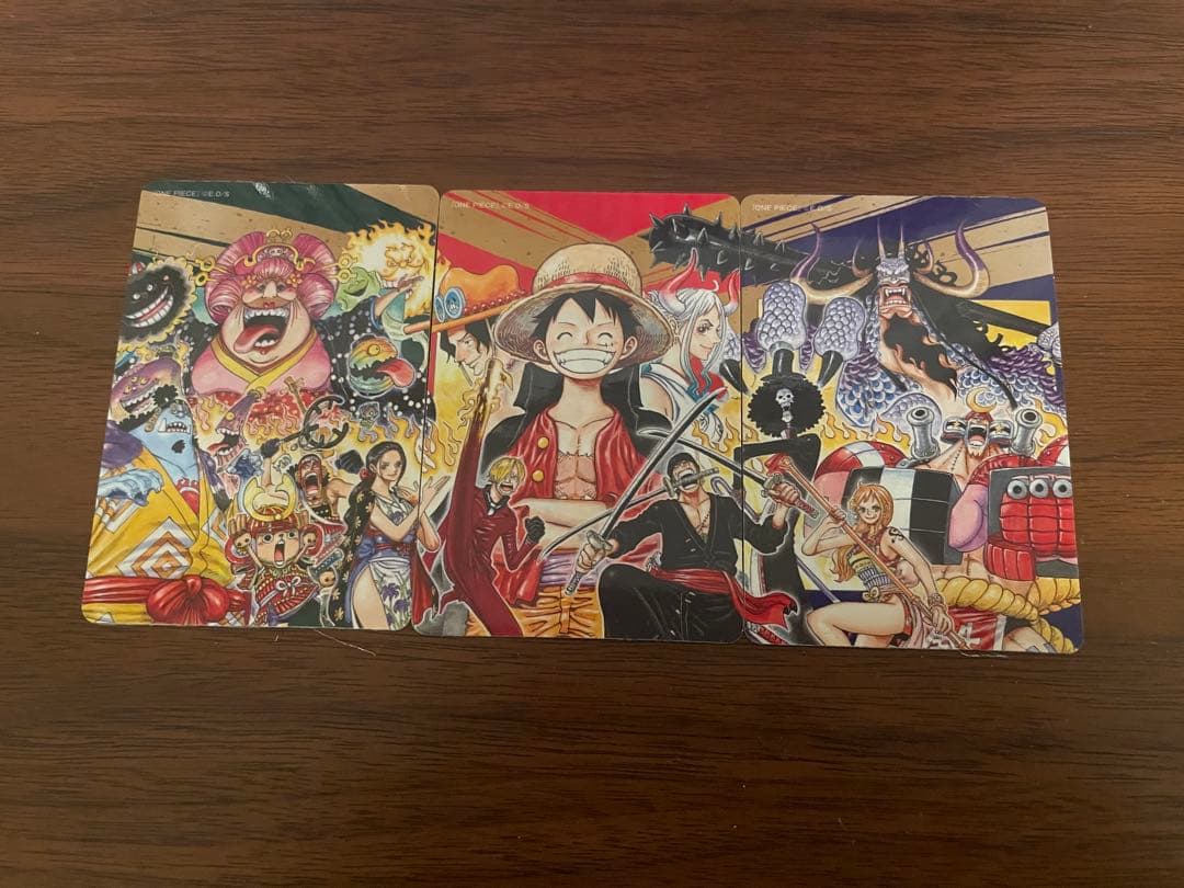ワンピース ナツコミ 2022 ダブルステッカー ３枚セット
