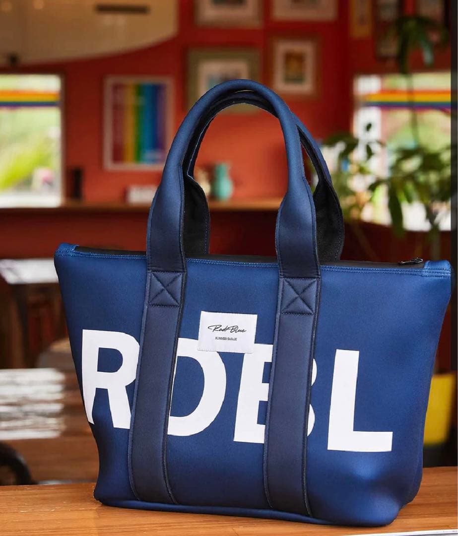 ネイビー　トートバッグ　ゴルフ/サーファー/ビジネス