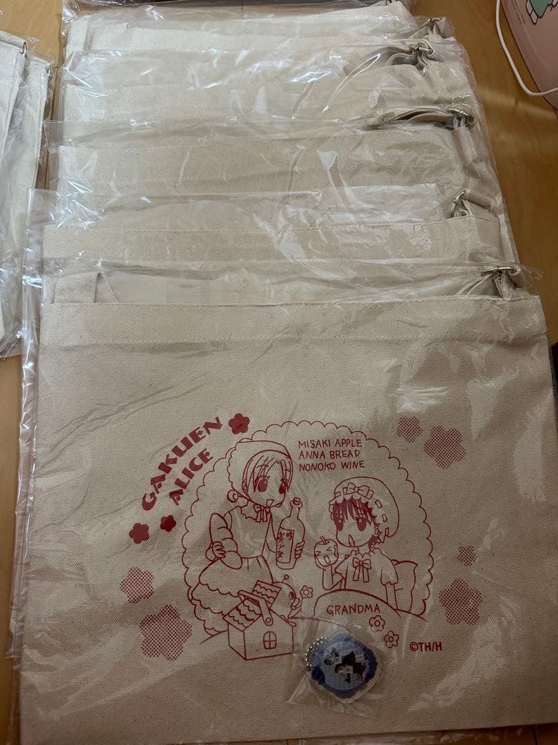 学園アリス　まとめ売り　複製原画　スクエア缶マグネット