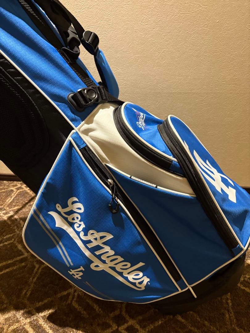 LA Dodgers ゴルフバッグ スタンド付き