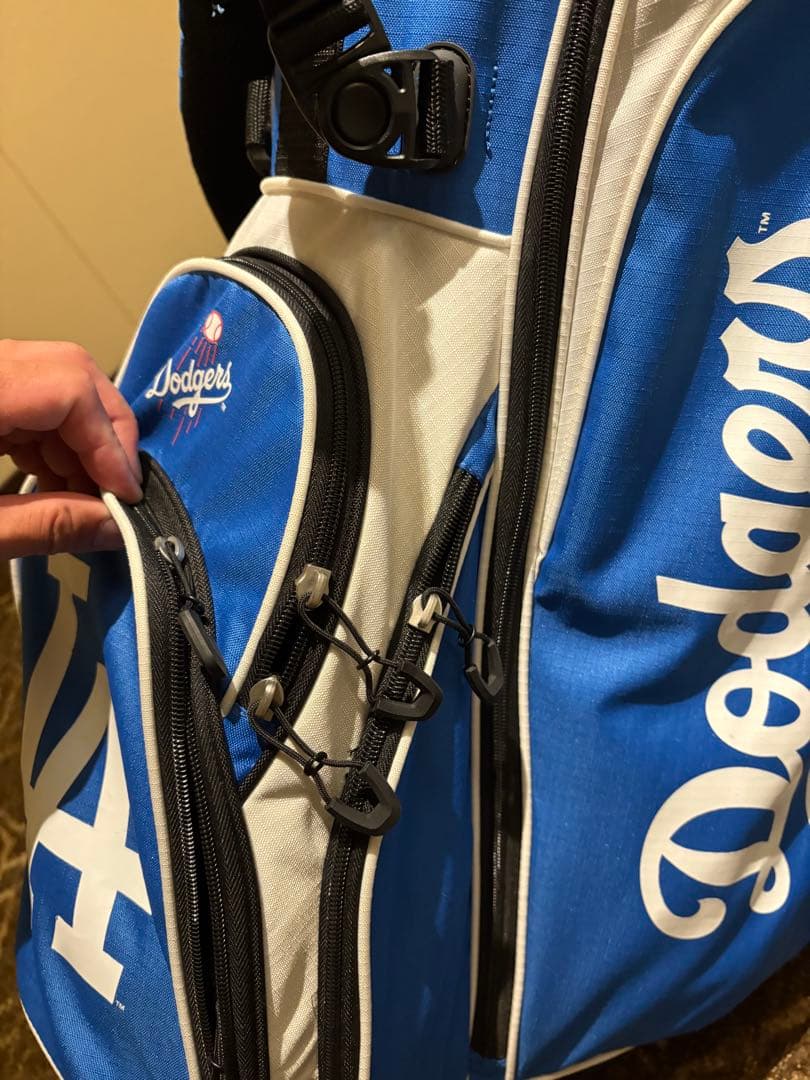 LA Dodgers ゴルフバッグ スタンド付き