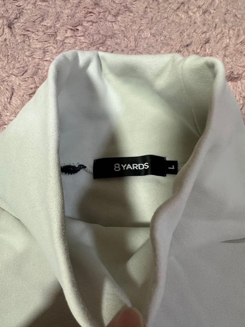 美品　8Yards ハイネックシャツ　サイズL 8ヤーズ　メンズ　ゴルフ